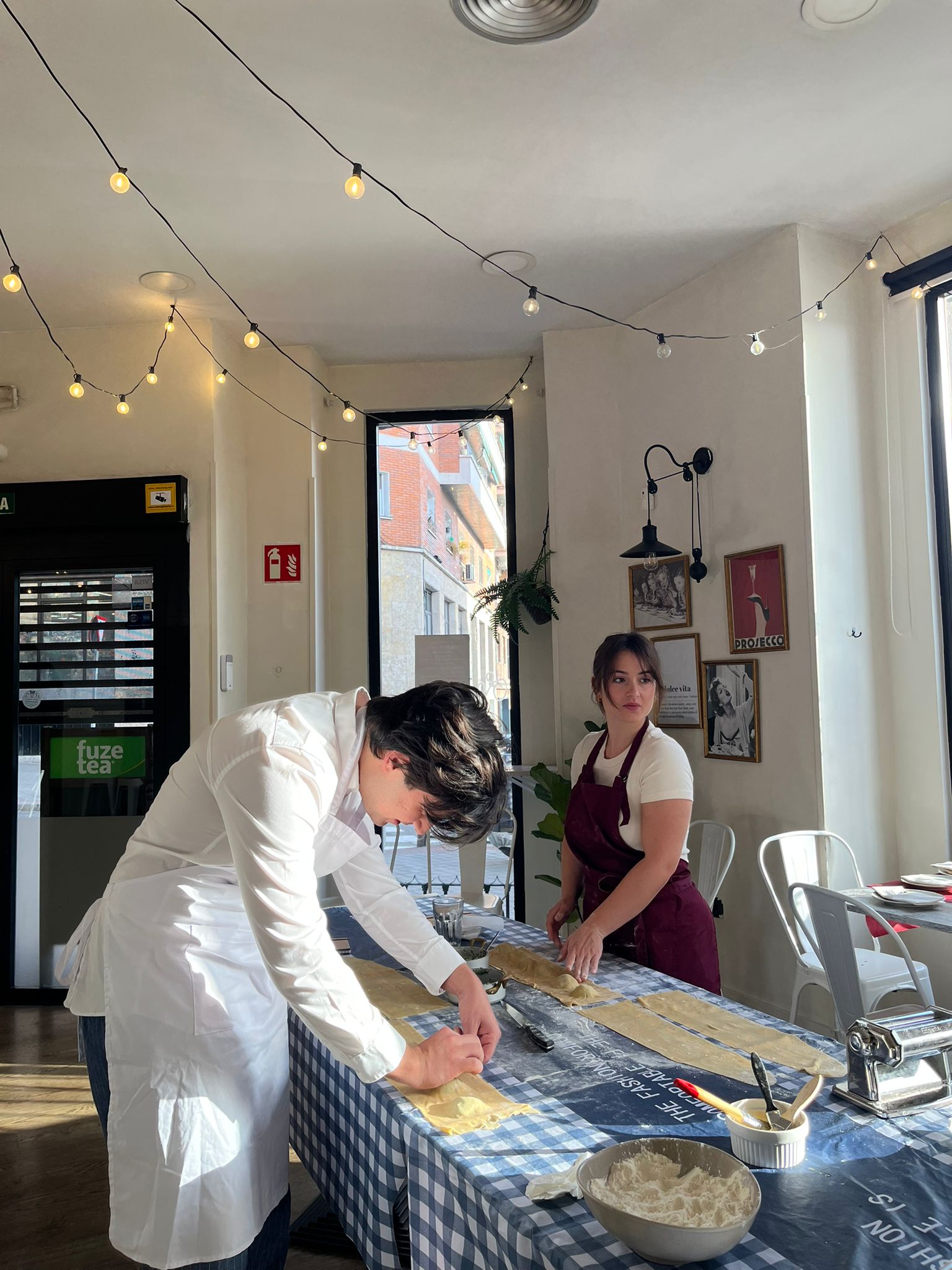 Taller de pasta italiana — academia de italiano en Madrid
